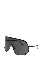 Rick Owens Shield Sunglasses Black, view 2