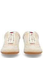 Gucci Women's Shift Sneaker White, view 3