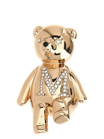 Max Mara Shiny Bear Brooch Gold