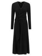 Brunello Cucinelli Shiny Collar Dress Black