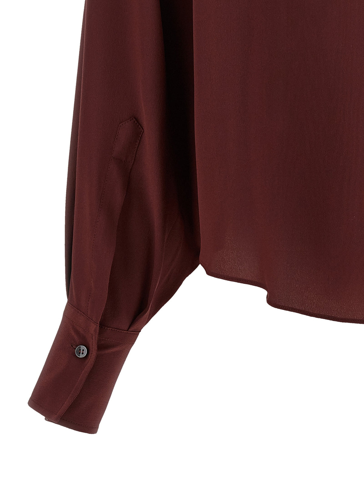 Brunello Cucinelli Shiny Collar Shirt Red