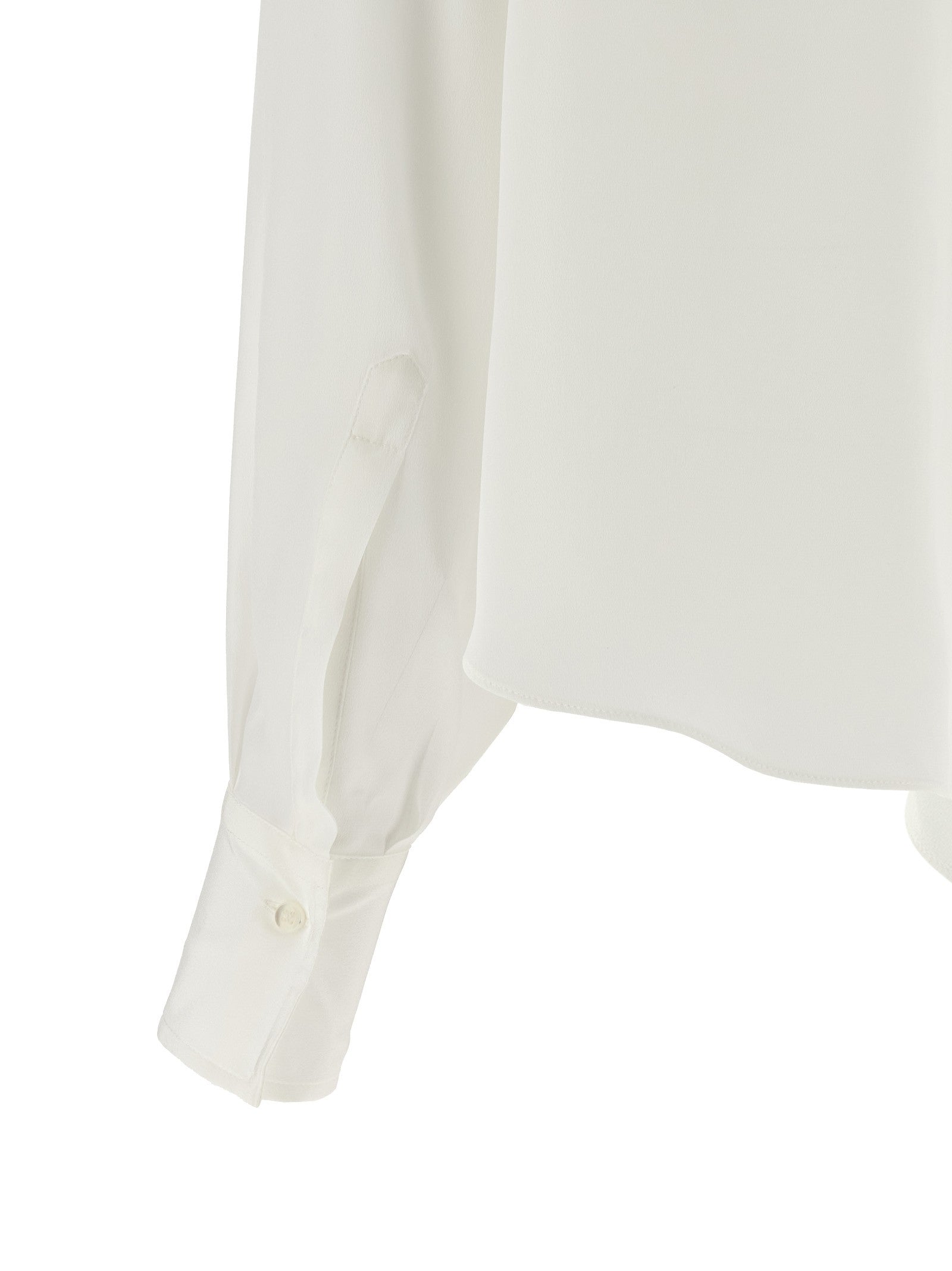 Brunello Cucinelli Shiny Collar Shirt White