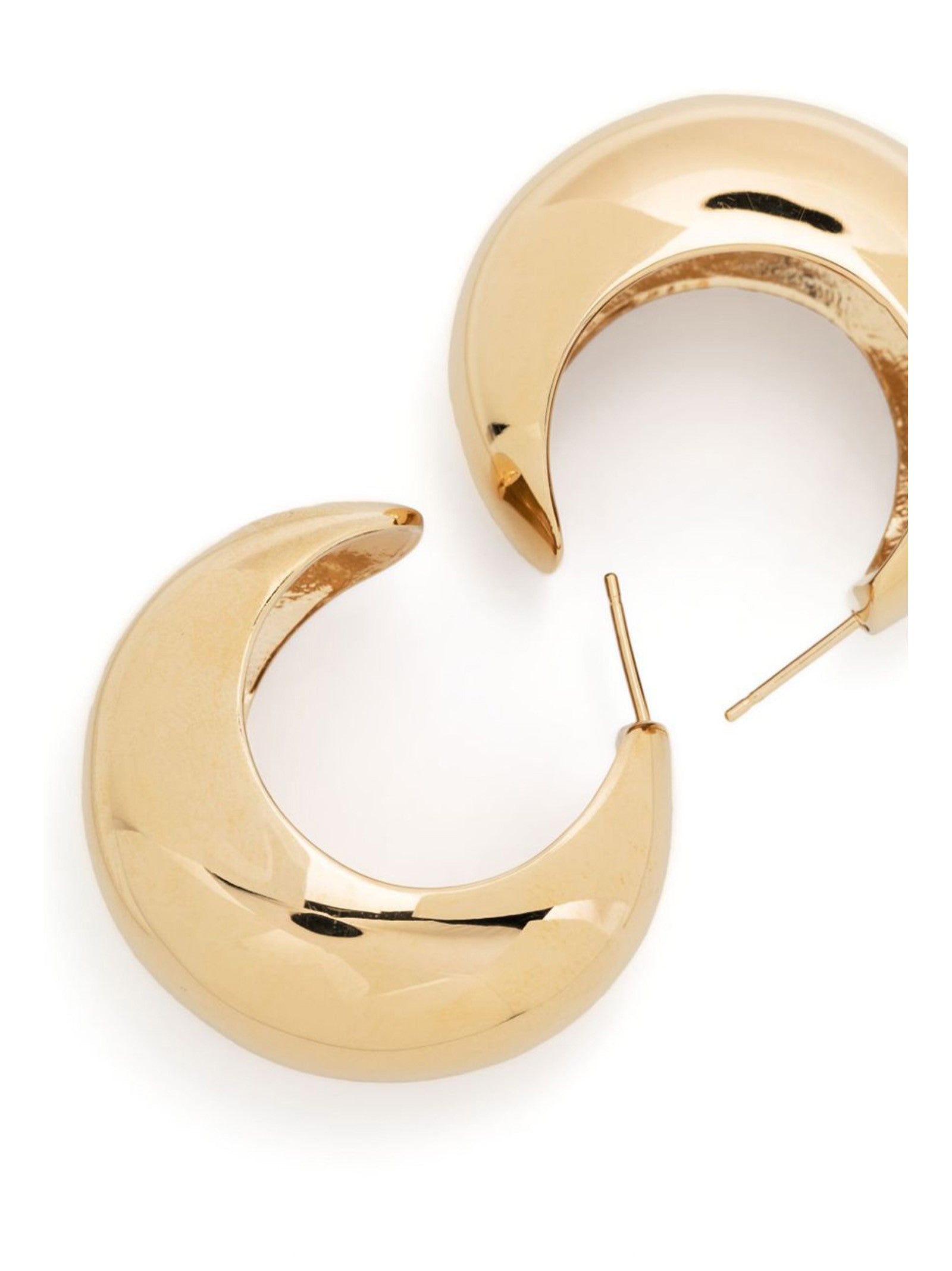 ISABEL MARANT Shiny Crescent Earrings Gold