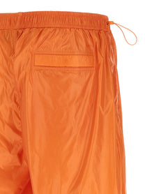 Laminar Shiny Nylon Bermuda Shorts Orange