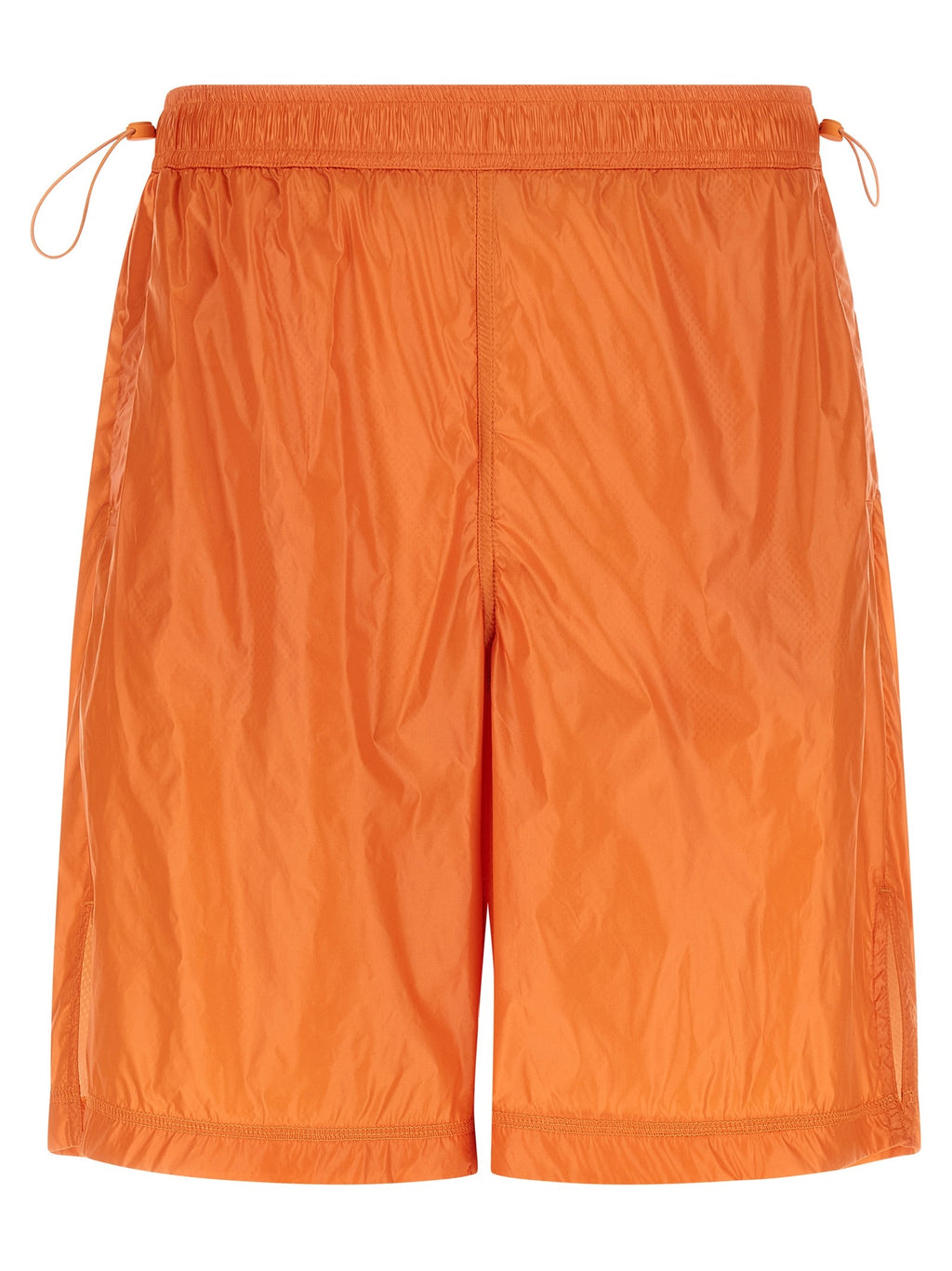 Laminar Shiny Nylon Bermuda Shorts Orange