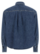 Brunello Cucinelli Shiny Pockets Shirt Blue, view 2