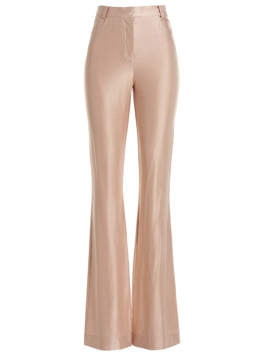 Alexandre Vauthier Shiny Stretch Pants Blue
