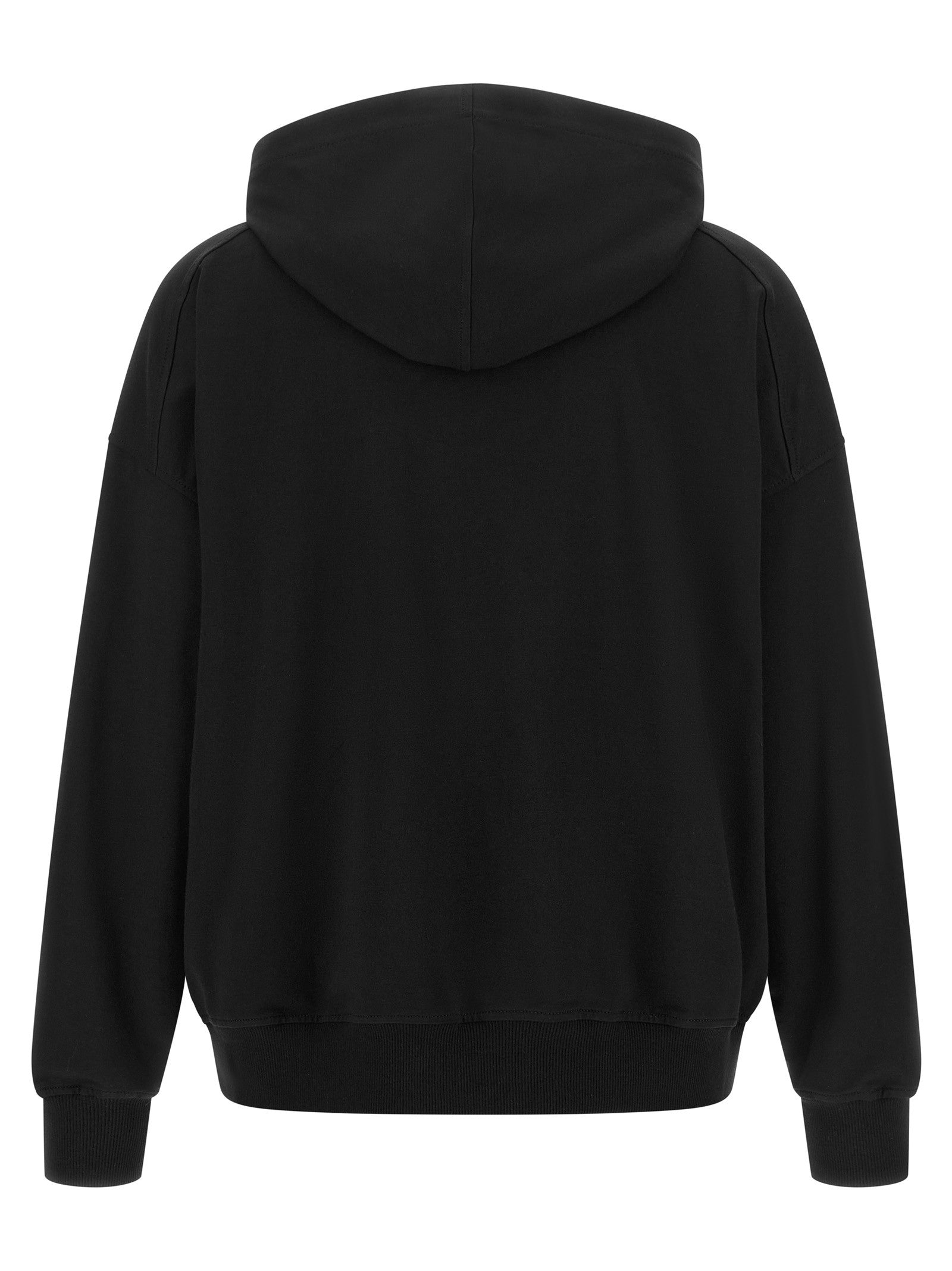Brunello Cucinelli Shiny Trims Hoodie Black