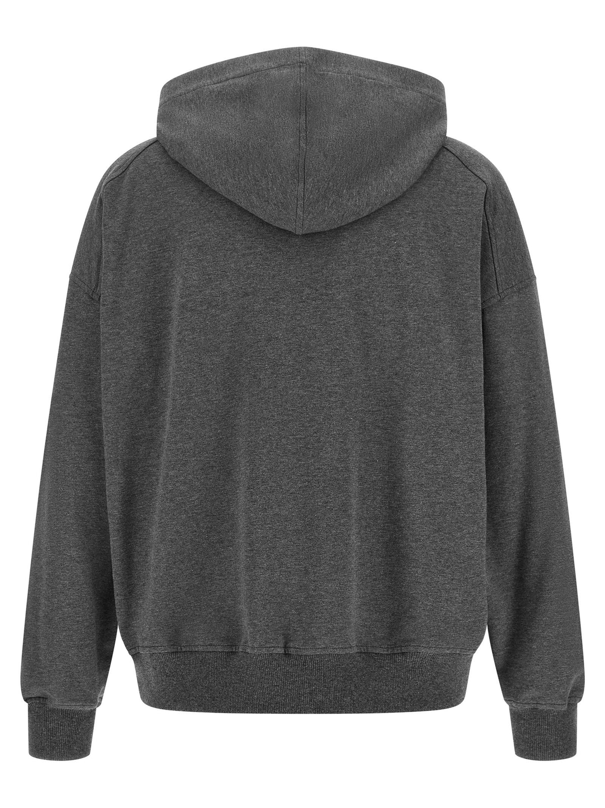 Brunello Cucinelli Shiny Trims Hoodie Grey