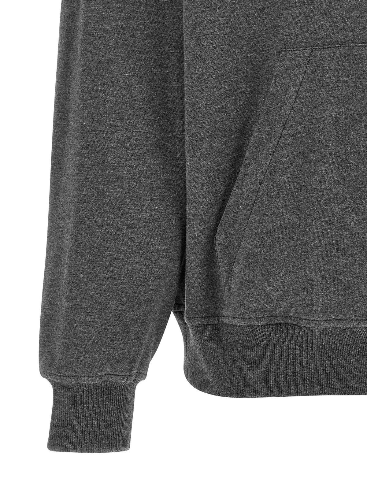 Brunello Cucinelli Shiny Trims Hoodie Grey