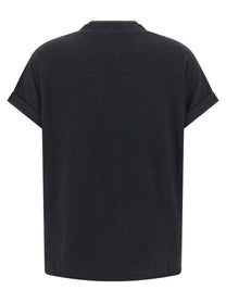 Brunello Cucinelli Shiny Trims Shirt Grey