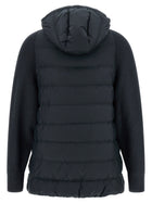 Brunello Cucinelli Shiny Zipper Pull Down Jacket Blue, view 2