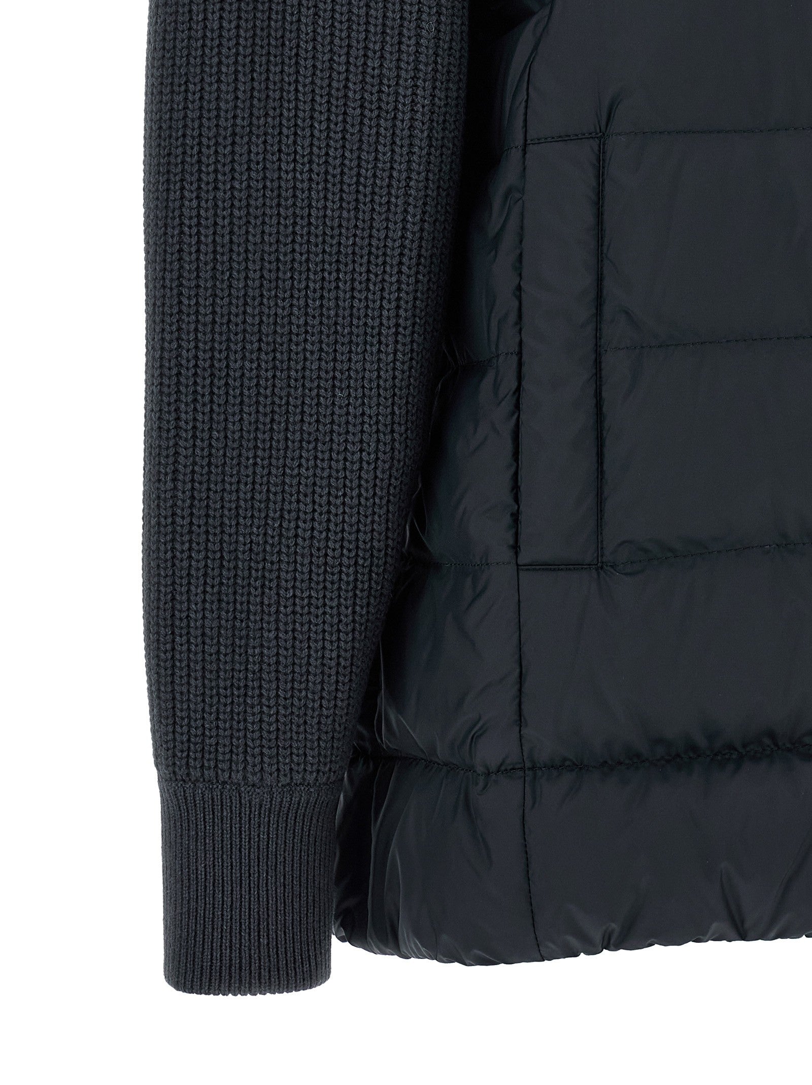 Brunello Cucinelli Shiny Zipper Pull Down Jacket Blue