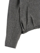 Brunello Cucinelli Shiny Zipper Pull Jacket Grey