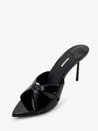 Le Silla Women's Shirley Patent Leather Sandals Black, view 4