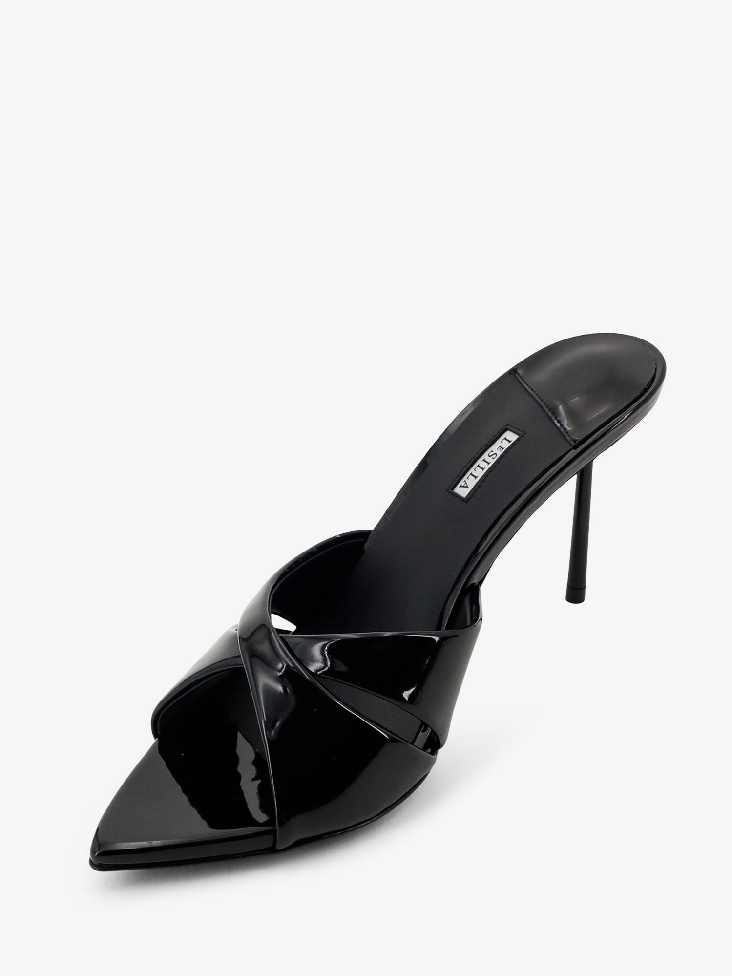 Le Silla Women's Shirley Patent Leather Sandals Black