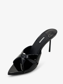 Le Silla Women's Shirley Patent Leather Sandals Black