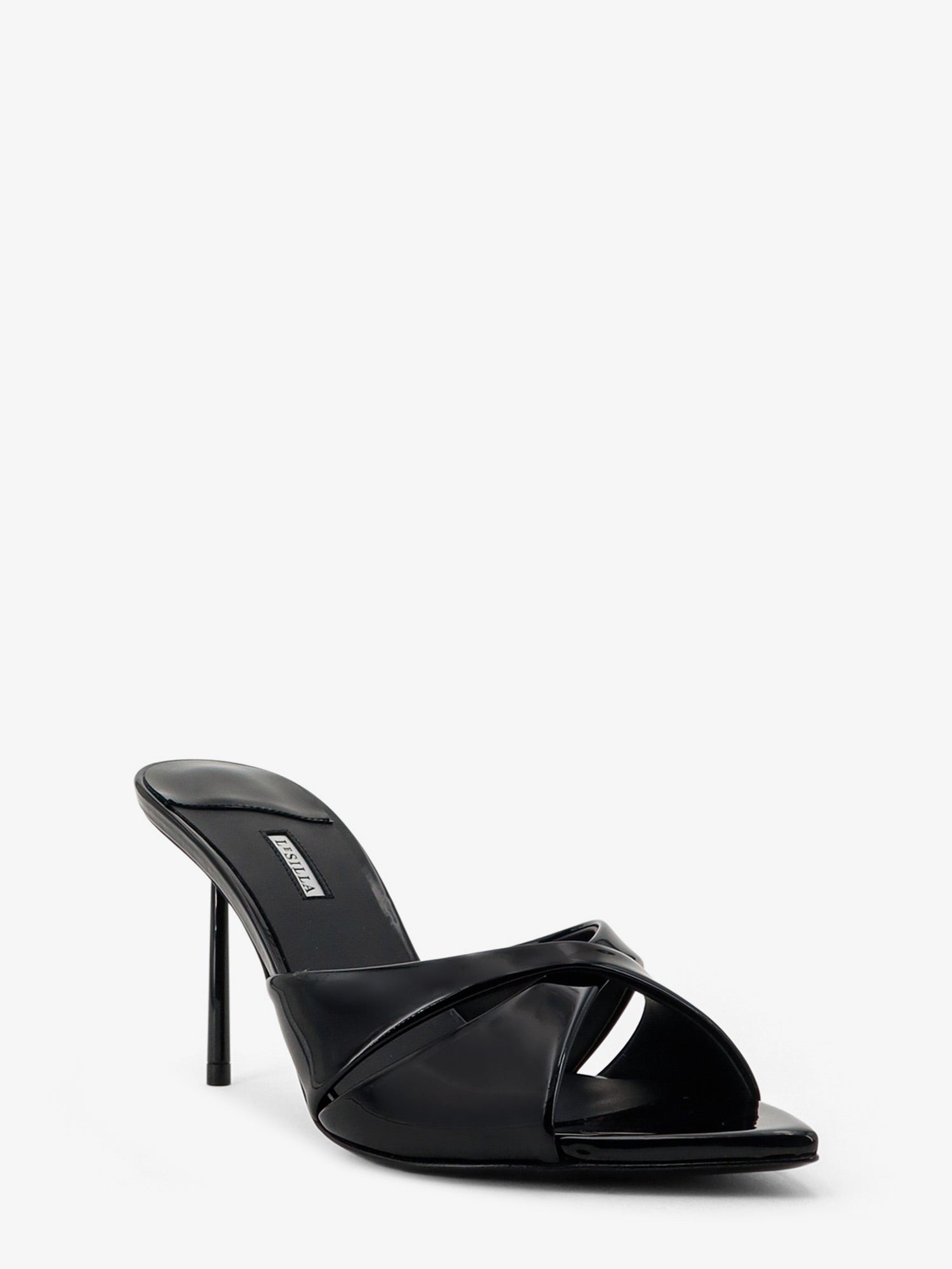 Le Silla Women's Shirley Patent Leather Sandals Black