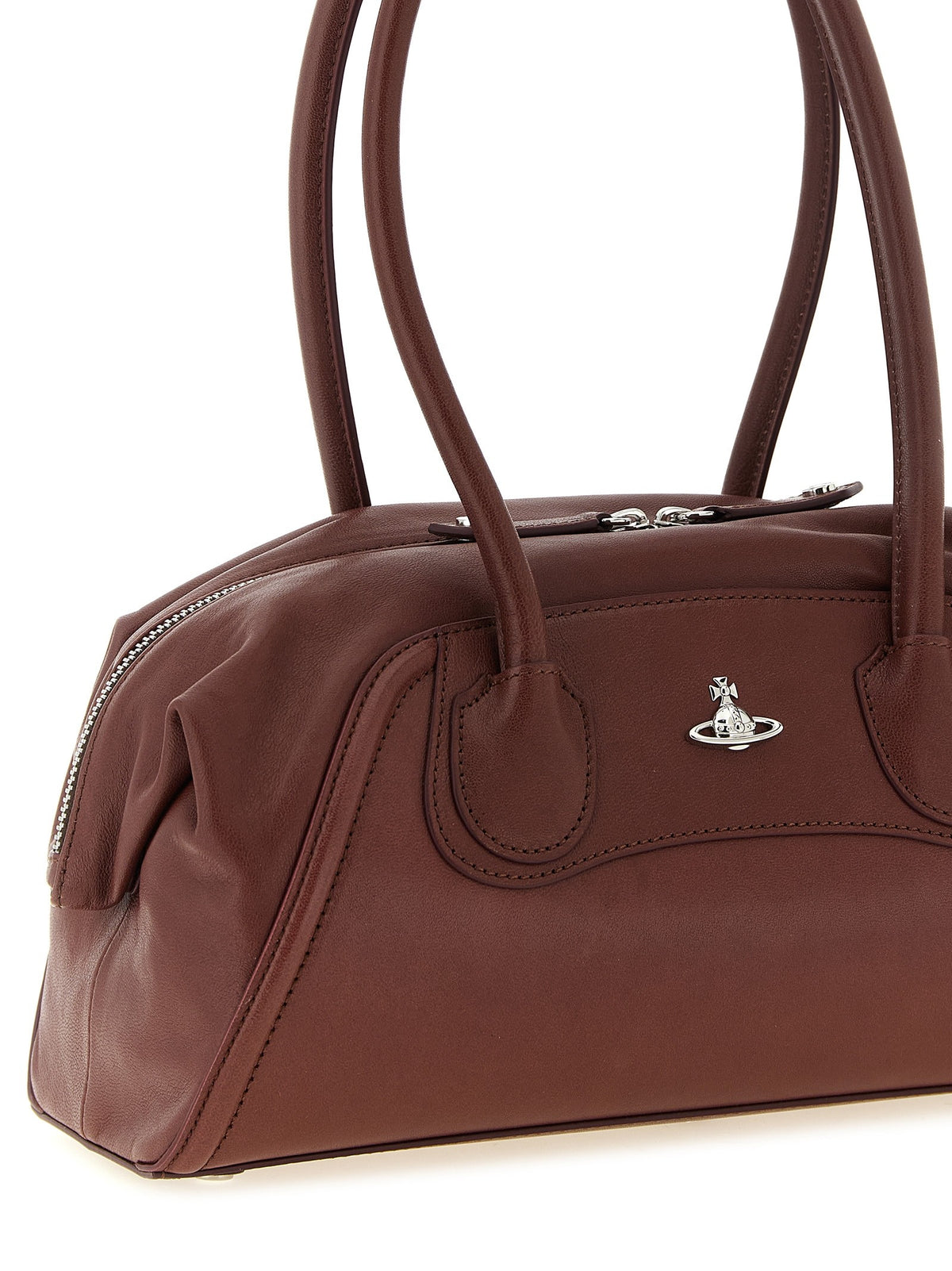 Vivienne Westwood Shirley Small Shoulder Bag Brown, view 3