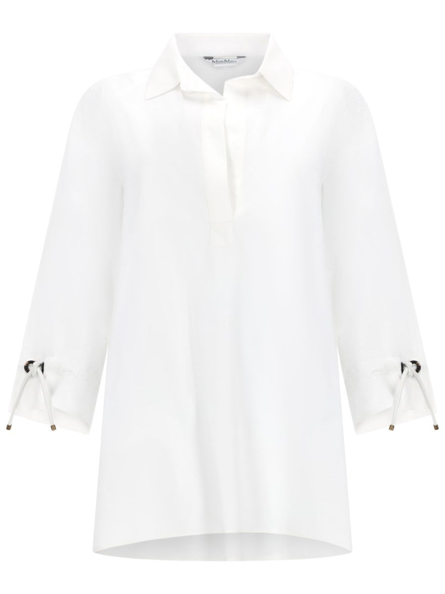 Max Mara Women's Shirt Adorni White
