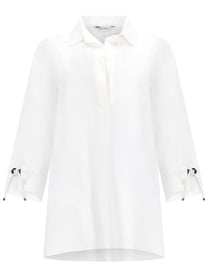 Max Mara Women's Shirt Adorni White