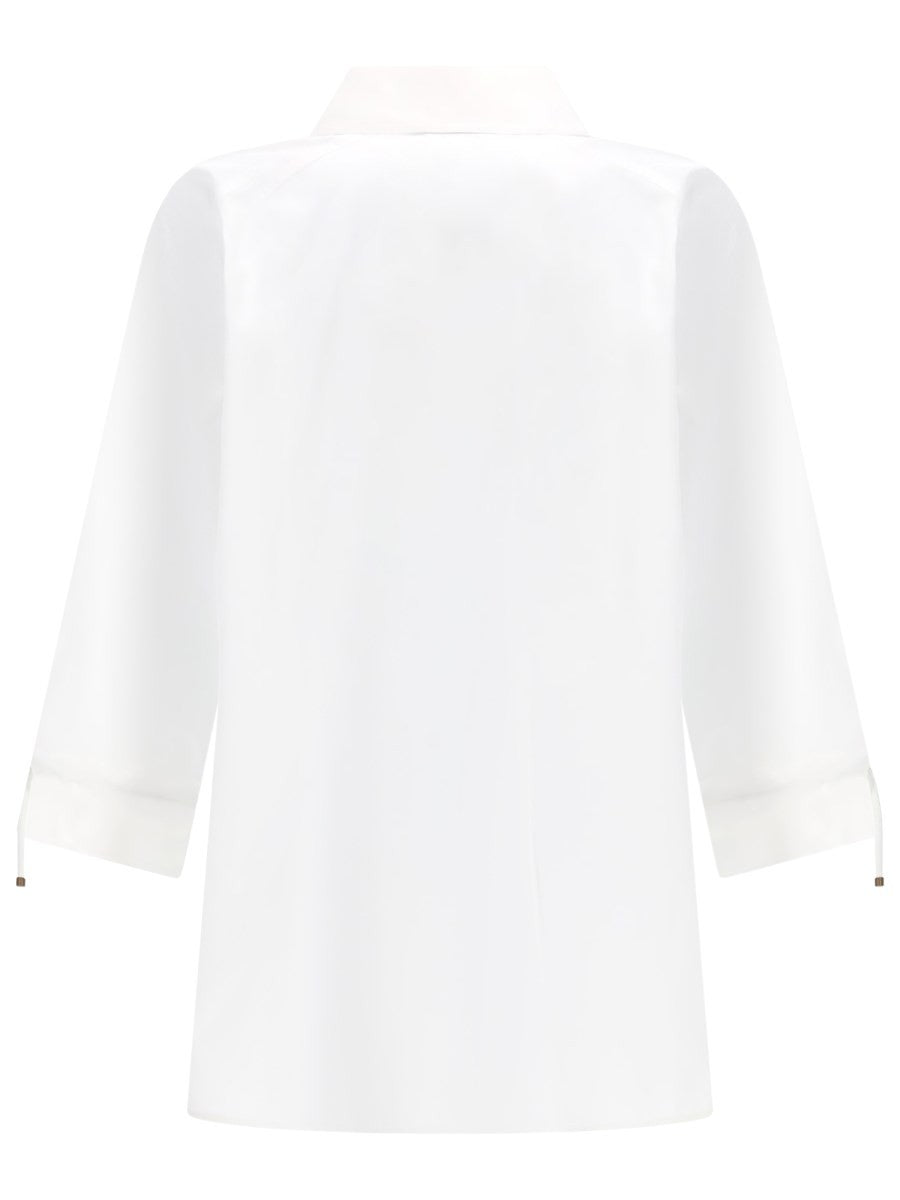 Max Mara Women's Shirt Adorni White