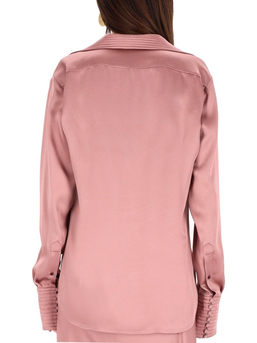 Dries Van Noten Women's Shirt Celinta Blue, view 3