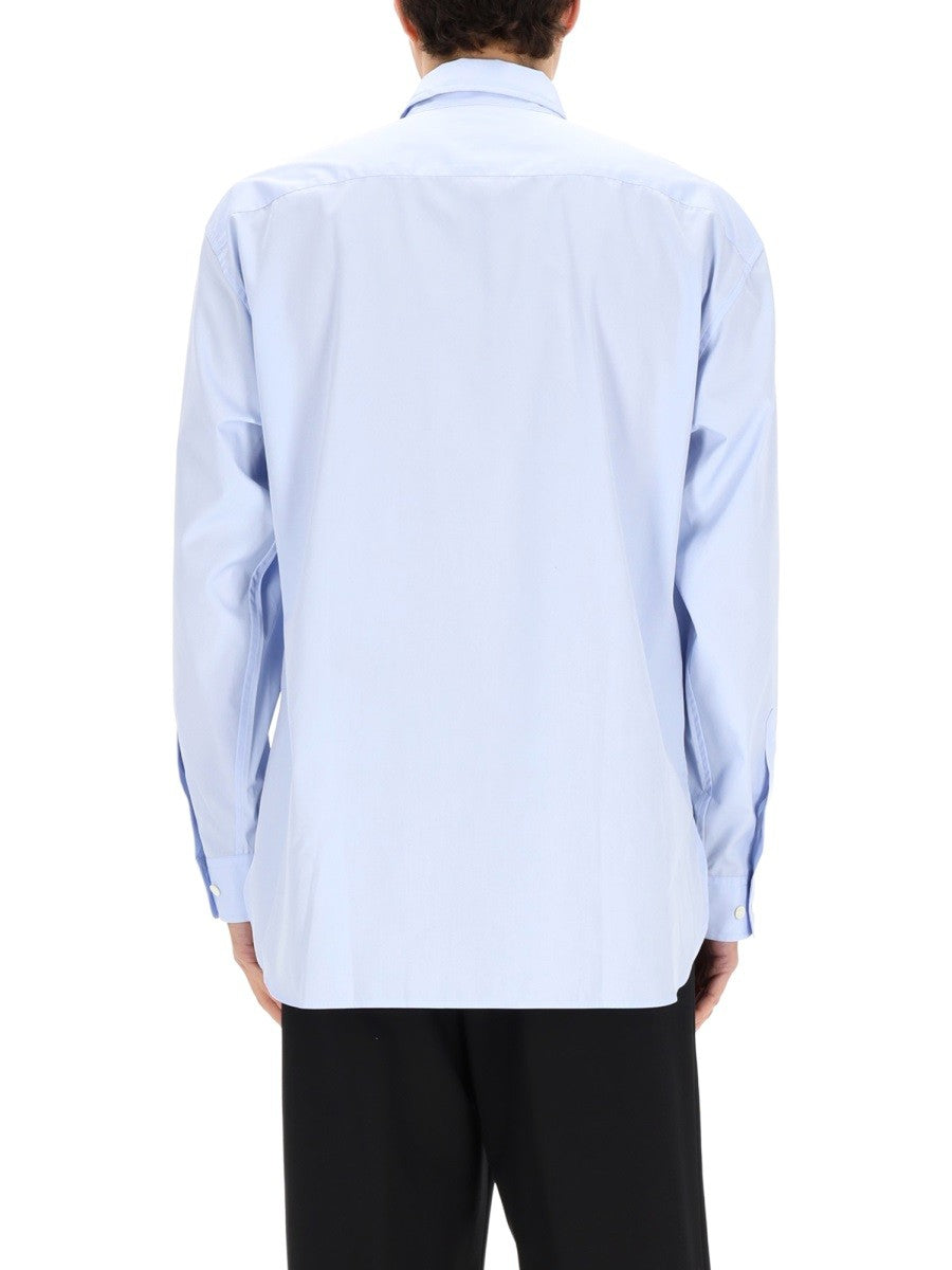 Dries Van Noten Men's Shirt Croom Blue