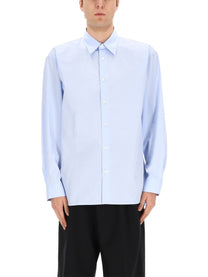 Dries Van Noten Men's Shirt Croom Blue