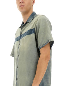 Diesel Men's Shirt Nabil Blue Diesel