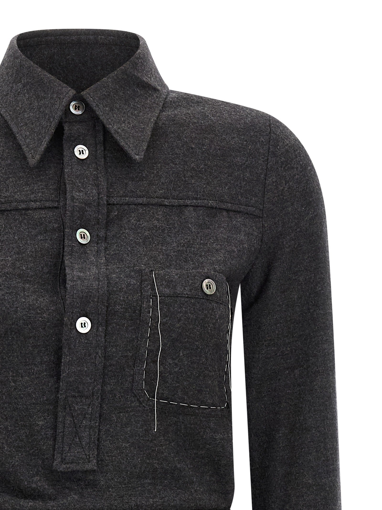Maison Margiela Shirt Dress Grey