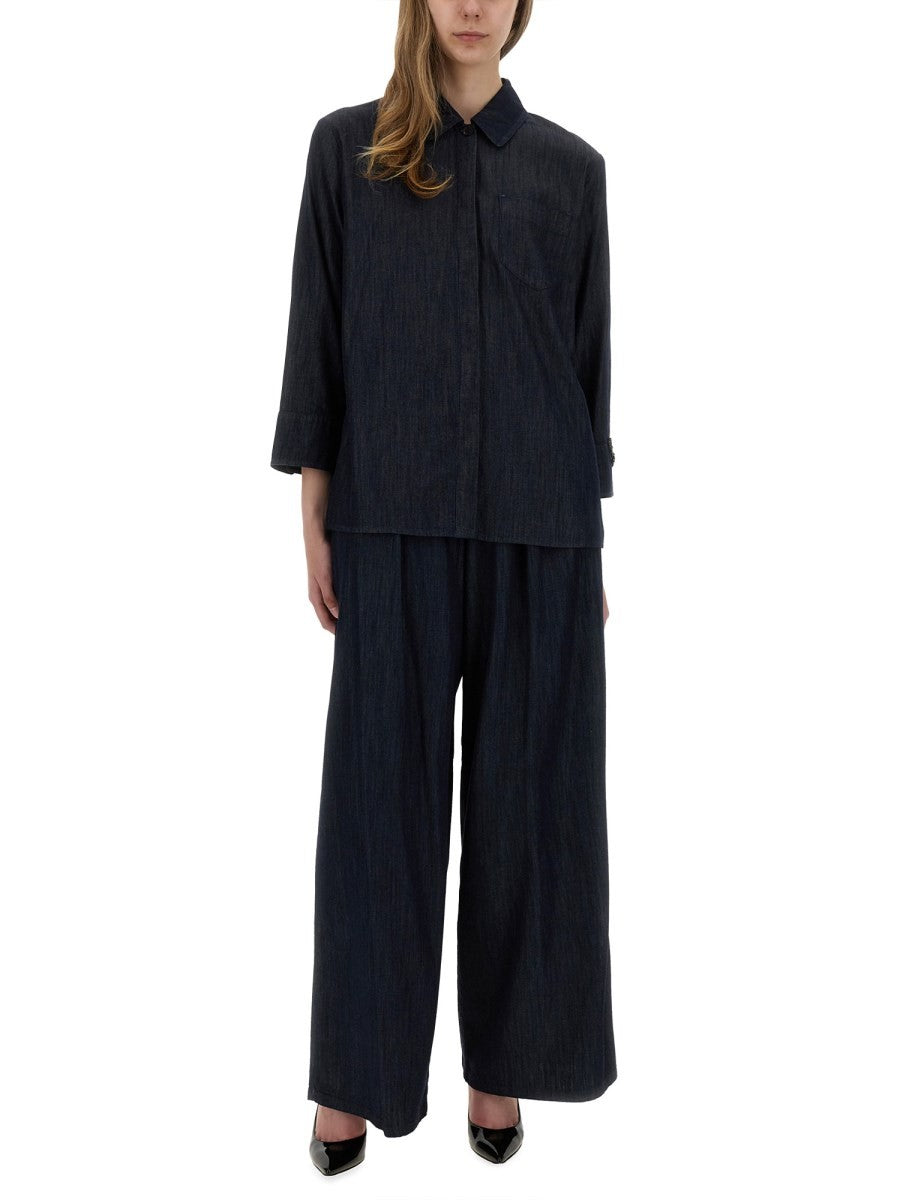 S Max Mara Women's Shirt Ellen Blue