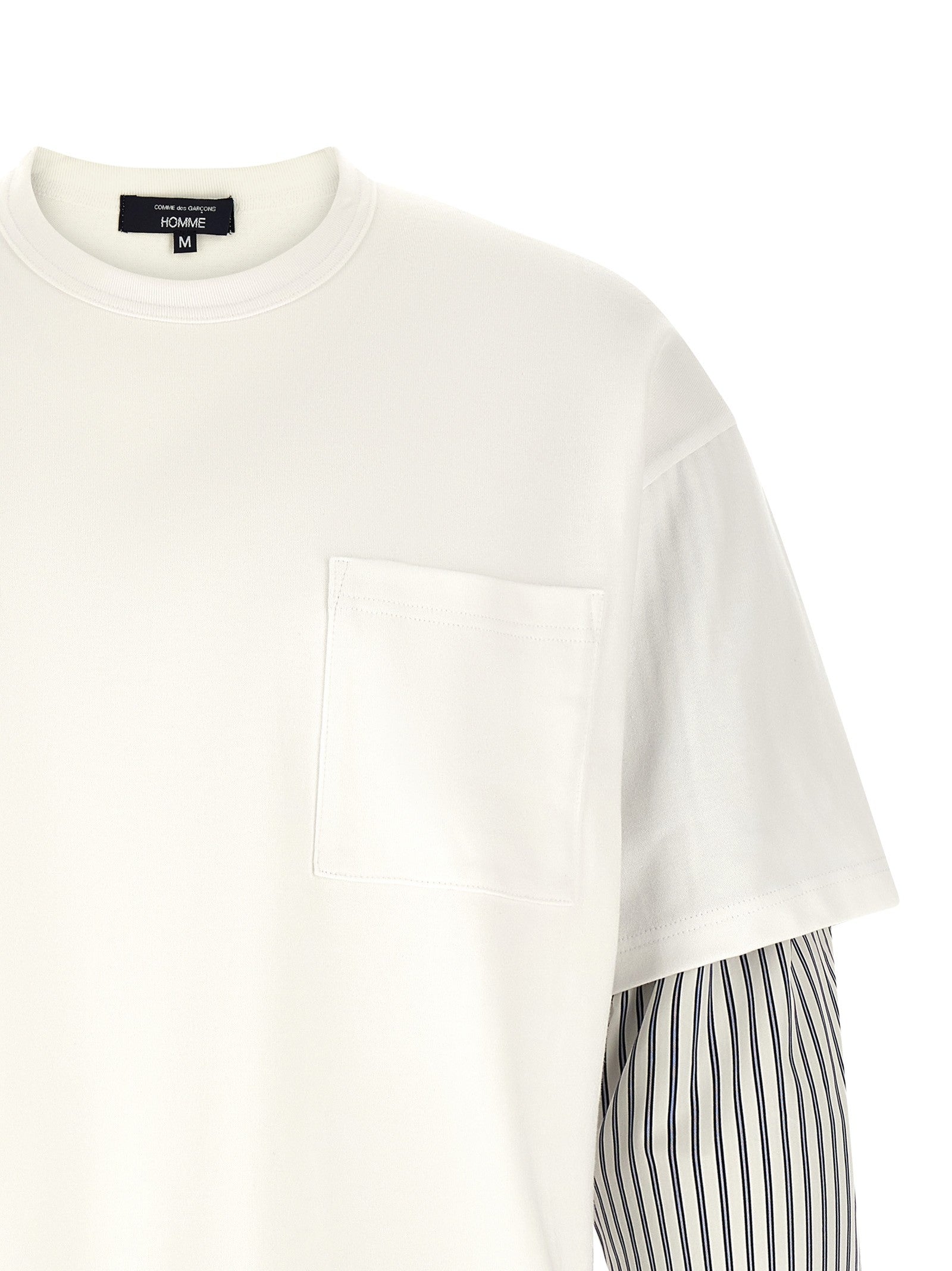 Comme Des Garҫons Homme Shirt Insert Shirt White