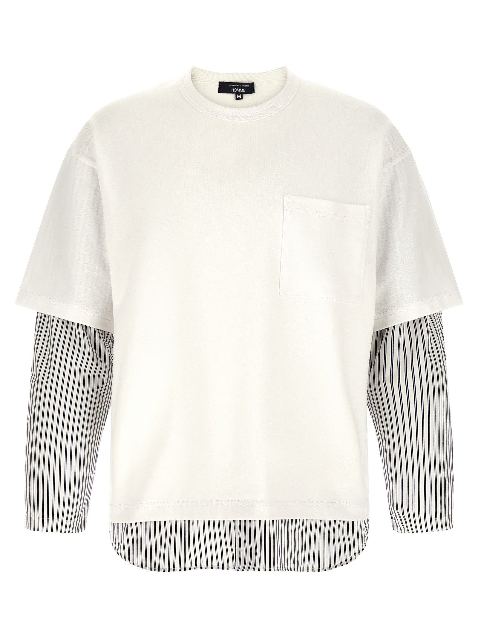 Comme Des Garҫons Homme Shirt Insert Shirt White