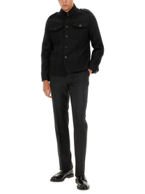Tom Ford Men's Shirt Jacket Black