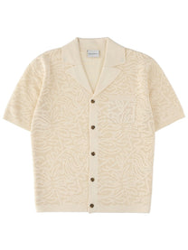 Drôle de Monsieur Men's Shirt Maille Dentelle Beige