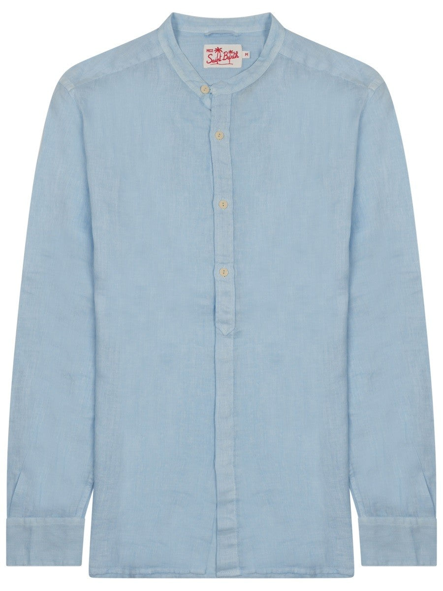 Mc2 Saint Barth Men's Shirt Naxos Blue Mc2 Saint Barth