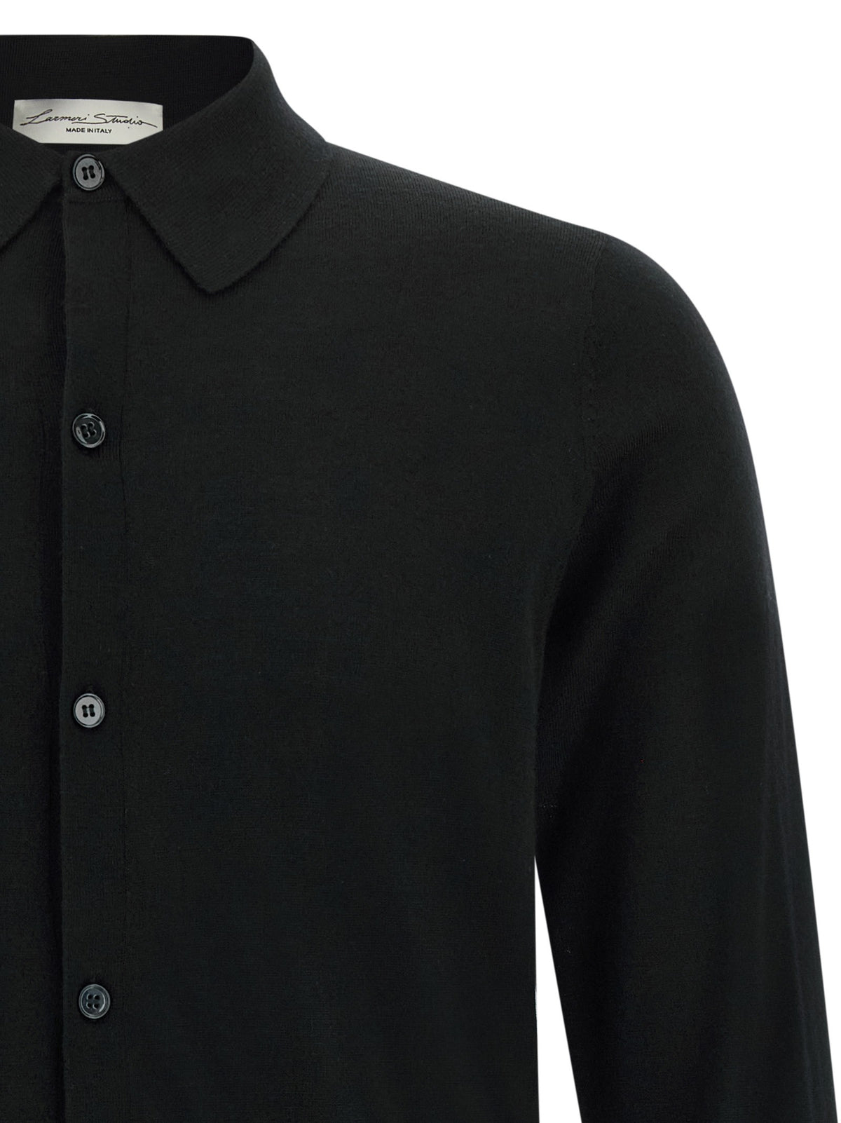 Larmeri Studio Shirt Polo Shirt Black, view 3