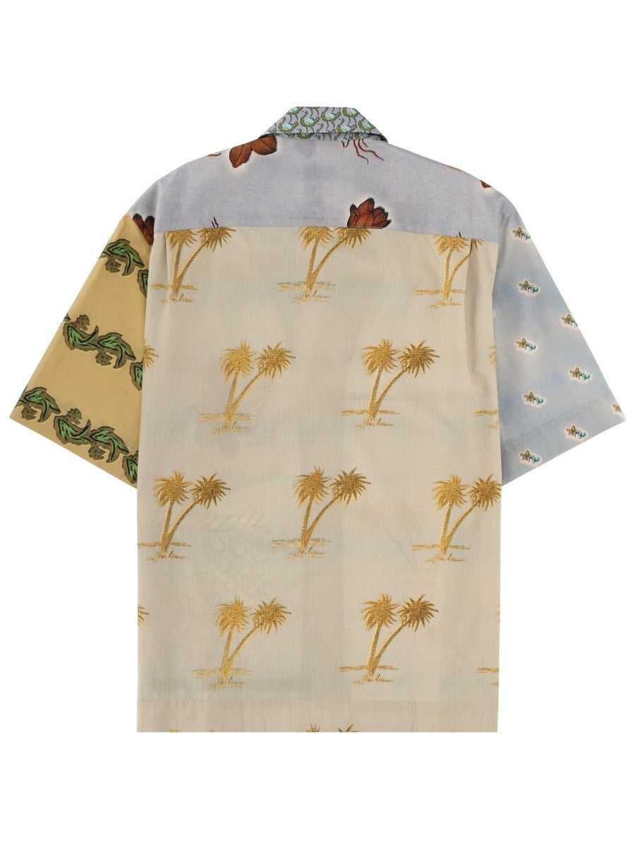 Paul Smith Men's Shirt Textile Yellow