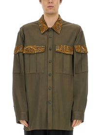 Dries Van Noten Men's Shirt Brown