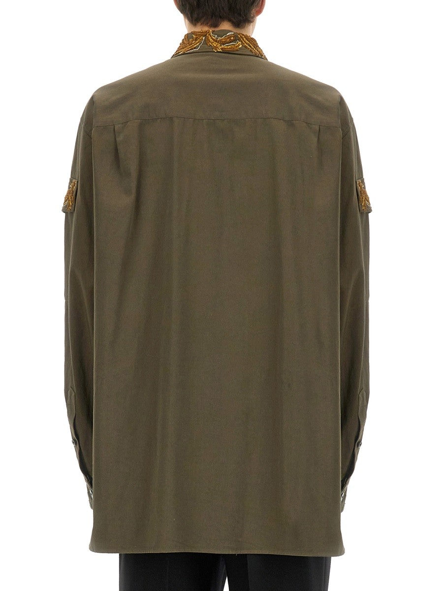Dries Van Noten Men's Shirt Brown