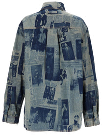 Jean Paul Gaultier Women's Shirt Blue