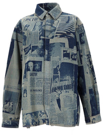 Jean Paul Gaultier Women's Shirt Blue