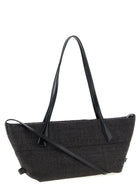 Balmain Shooping Track Small Rafia Black, view 2