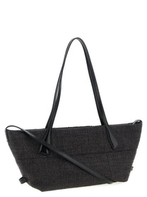 Balmain Shooping Track Small Rafia Black