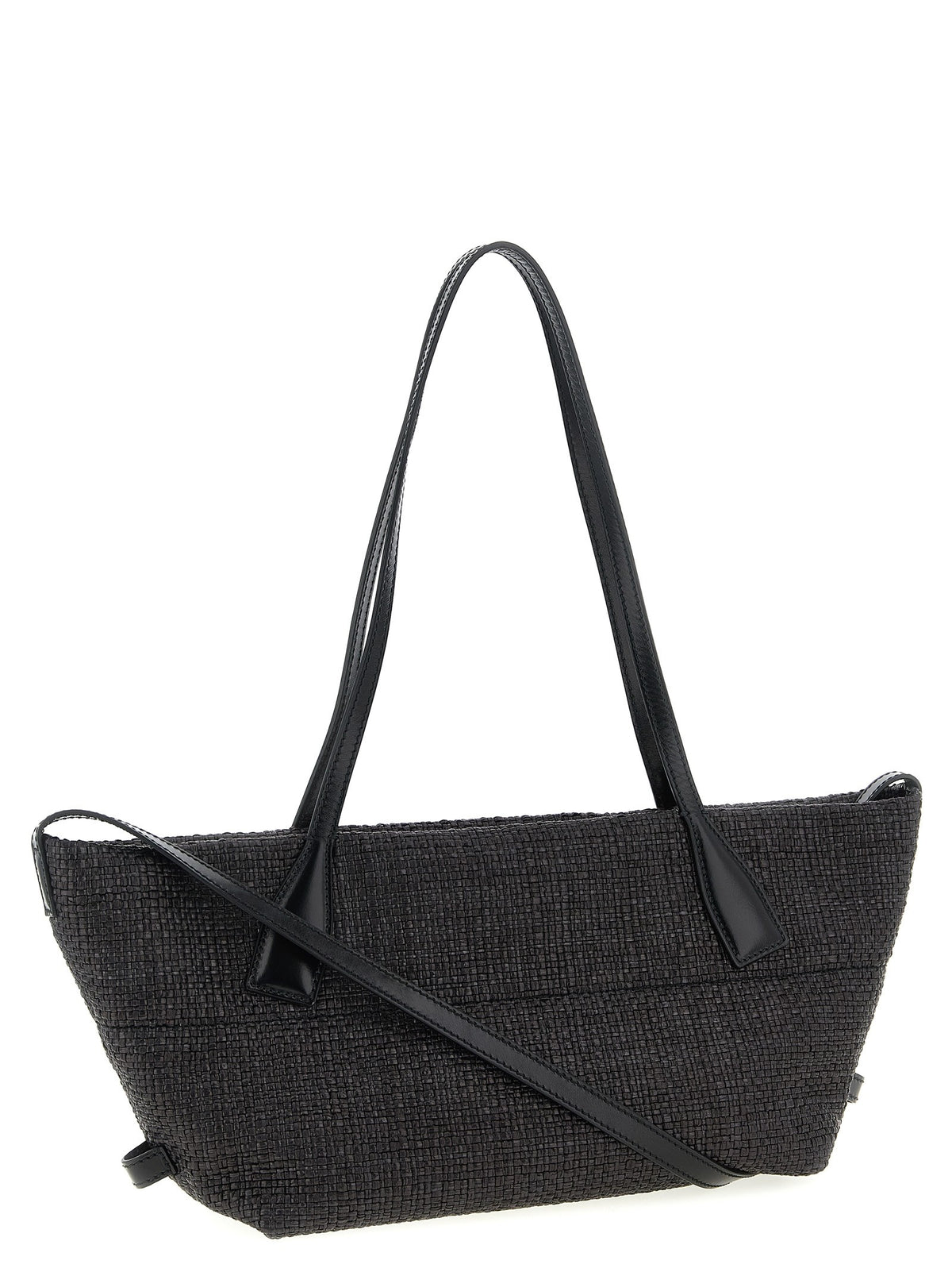 Balmain Shooping Track Small Rafia Black, view 2