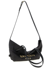 Balmain Shooping Track Small Rafia Black