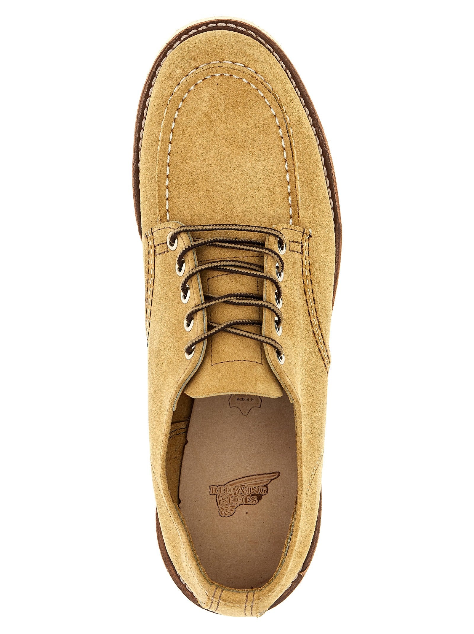 Red wing Shop Moc Oxford Lace up Shoes Beige