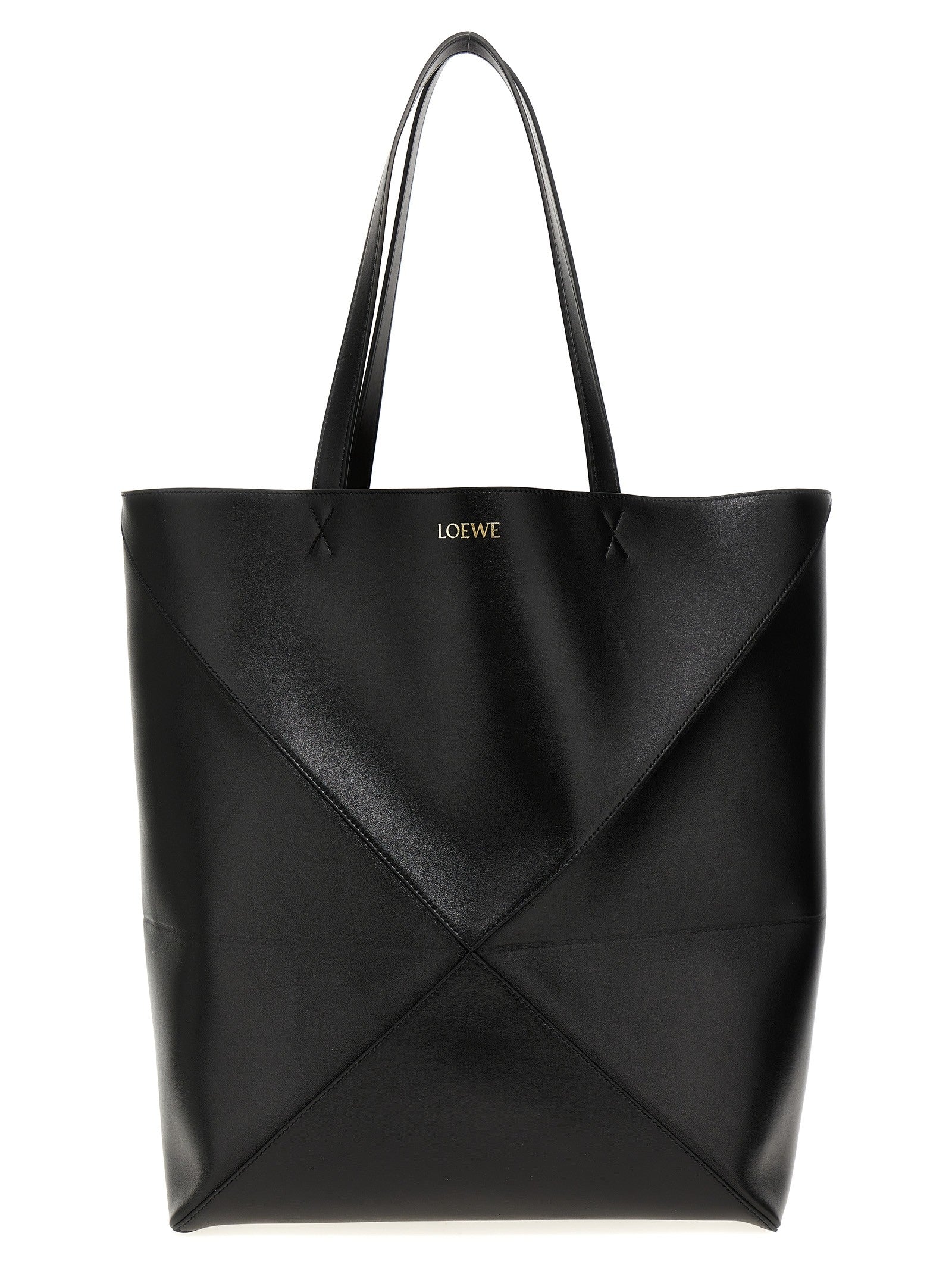 Loewe Shopping Puzzle Fold Tote Black