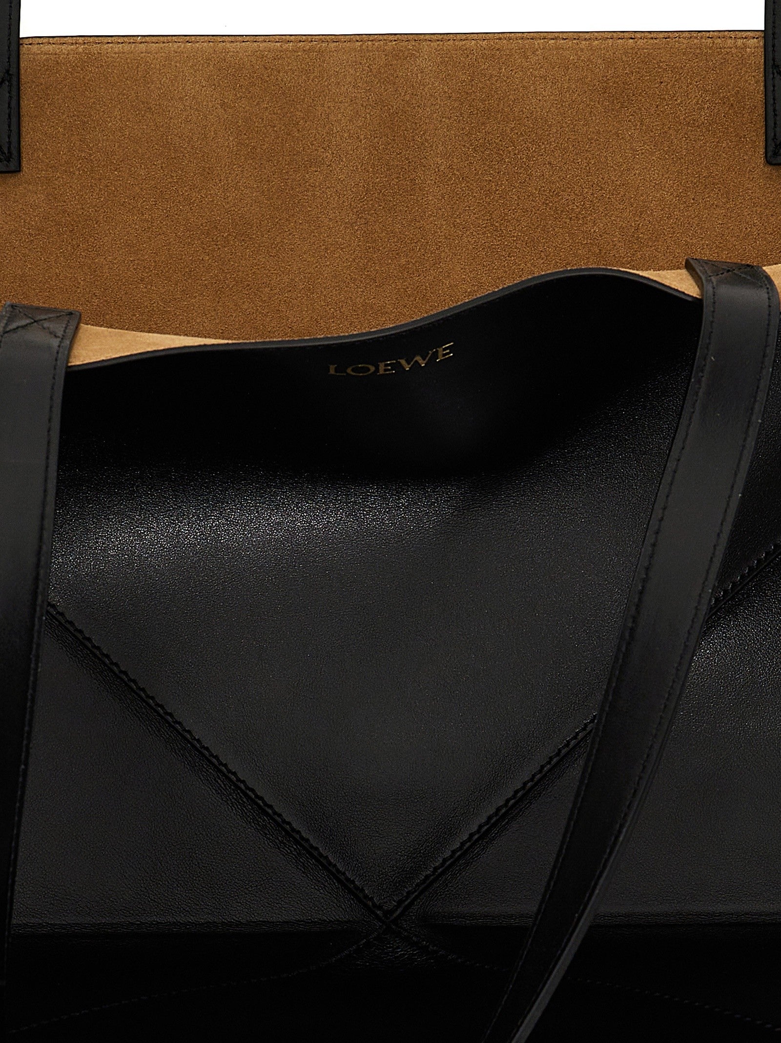 Loewe Shopping Puzzle Fold Tote Black